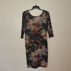 Floral bodycon dress